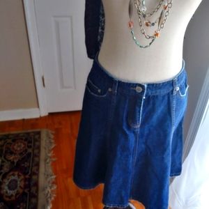 Vintage Isaac Mizrahi Denim Skirt